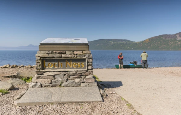 The south shore of Loch Ness viewed from Dores Beach
