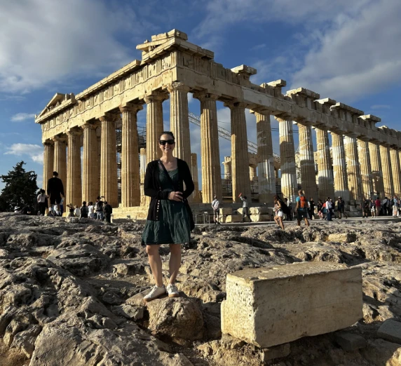 Touring the Acropolis in Athens, Greece