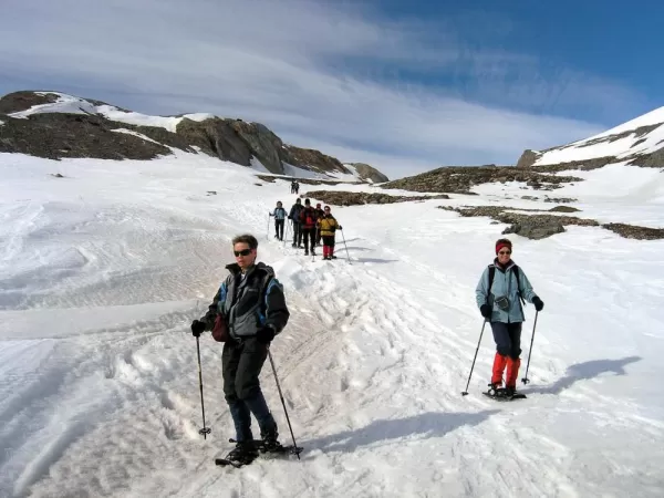 Snowshoeing remote polar destinations