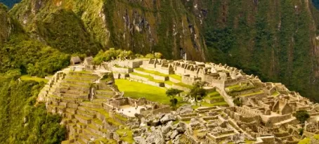 View from the upper trail at Machu Picchu