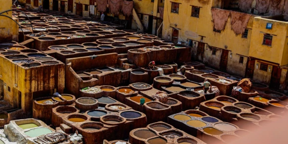 Traditional Chouara Tannery in Fes