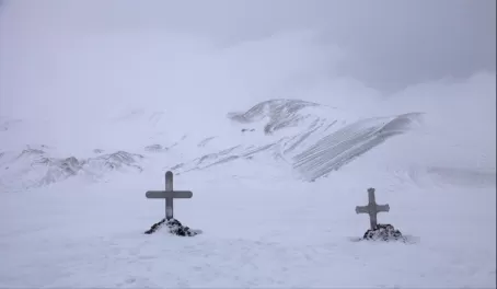 Graves in Antarctica