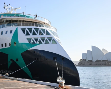 Douglas Mawson in Sydney Harbor