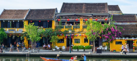 Hoai River in Hoi An Ancient Town
