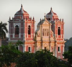 View of the El Calvario Church in Leon.