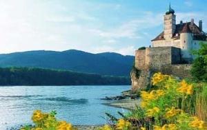 Castles line the historic Danube River