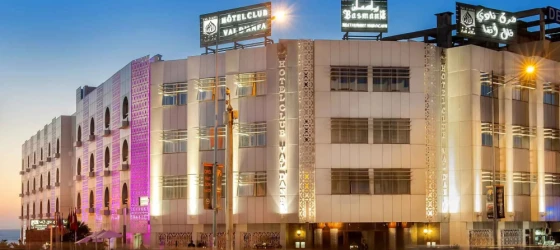 Hotel Val D'Anfa Facade in Casablanca, Morocco
