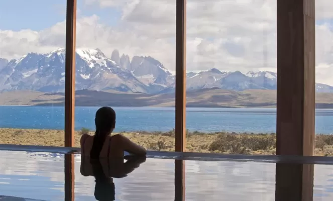Soak in the views of Torres del Paine National Park