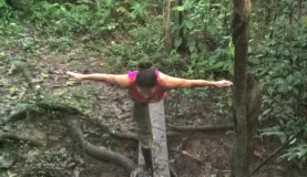 Jungle yoga!