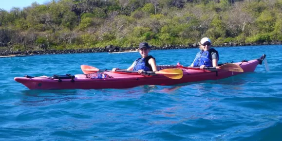 Sea kayaking expedition in the Galapagos
