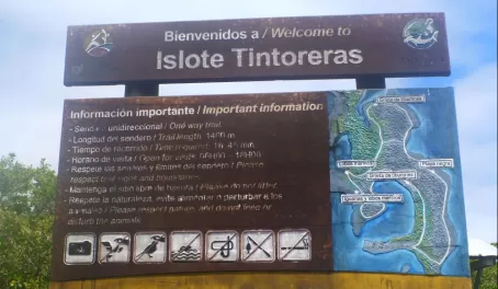 exploring Islote Tintoreras