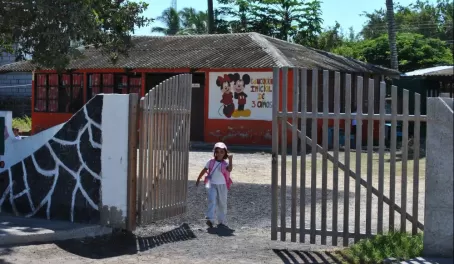 School in Puerto Villamil, Isabela