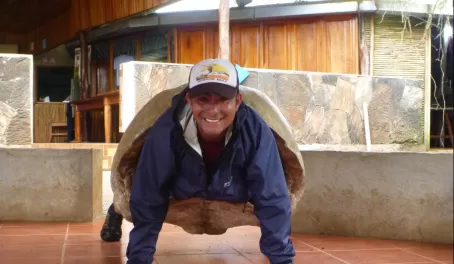 tortoise push ups!