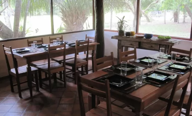 Enjoy fine dining at Embiara Lodge on your Brazil tour