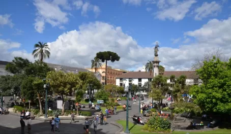 Square in front of the President's Palace, Quito