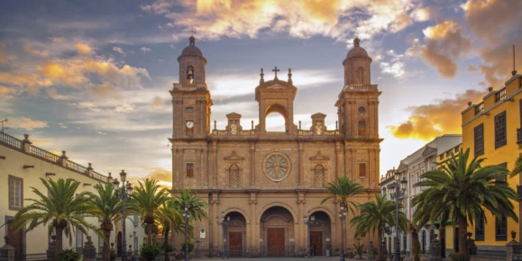 Visit Las Palmas’ Santa Ana Cathedral, a central landmark in the city