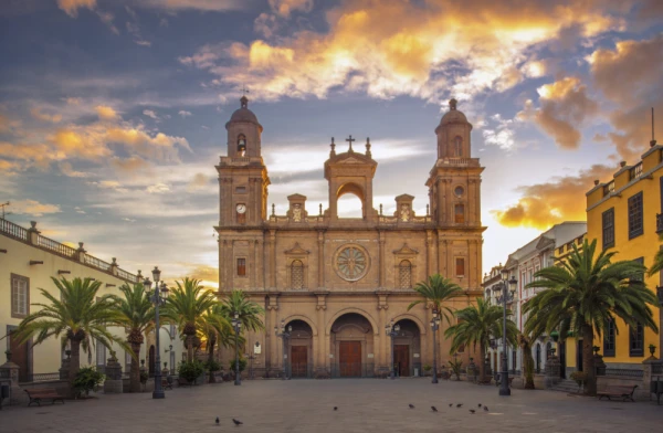 Visit Las Palmas’ Santa Ana Cathedral, a central landmark in the city