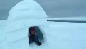 A finished igloo