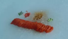 Sushi on floe edge ice