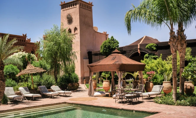 Outdoor view of the hotel