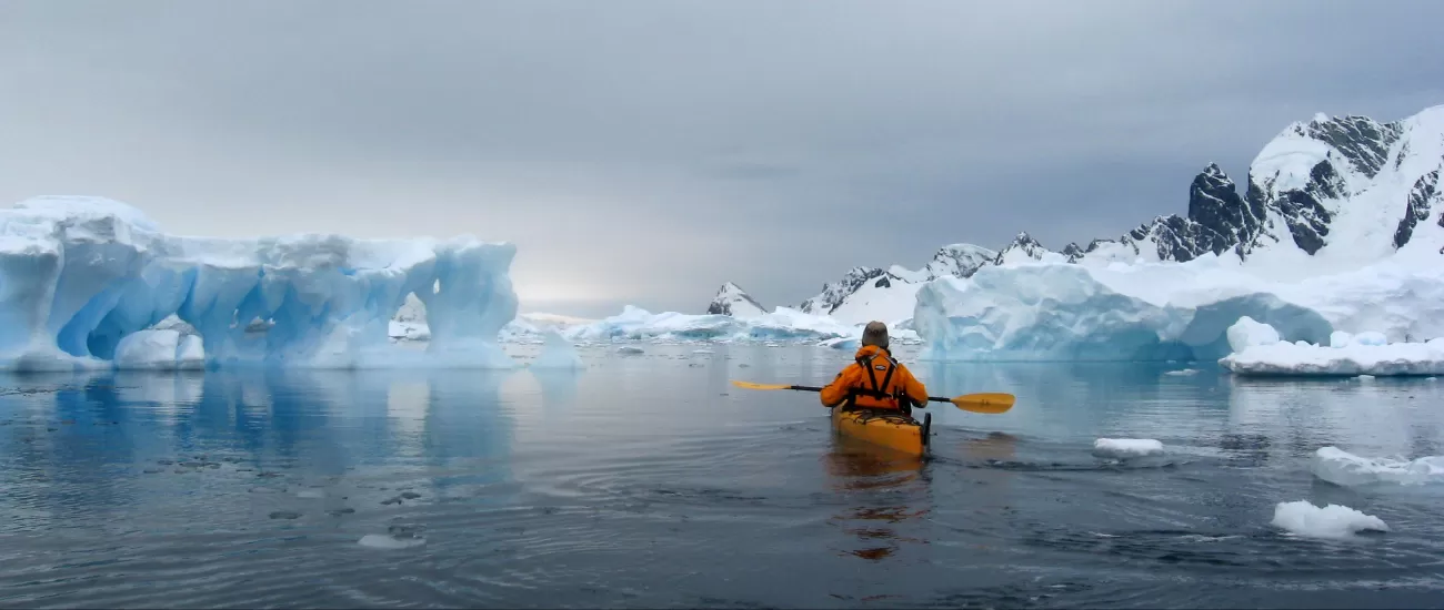 Kayaking in antarctica