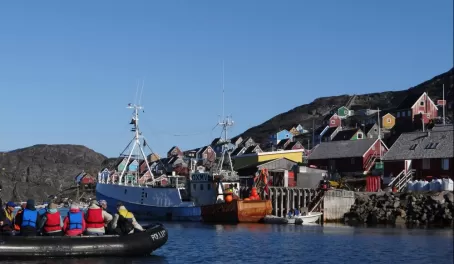 Kangaamiut port, Greenland