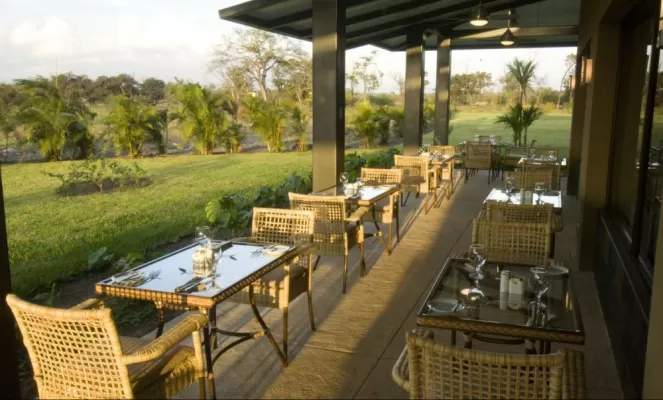 Greet the day on Hilton Garden Inn's sun deck