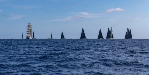Sails on the horizon for the Les Voiles de Saint-Tropez