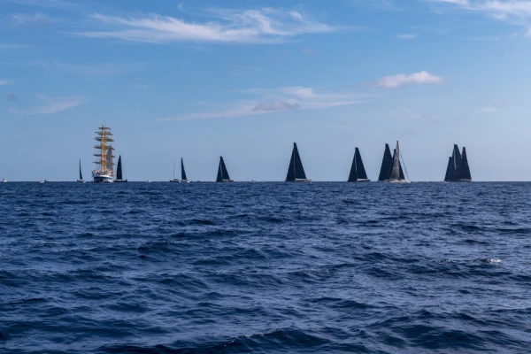 Sails on the horizon for the Les Voiles de Saint-Tropez