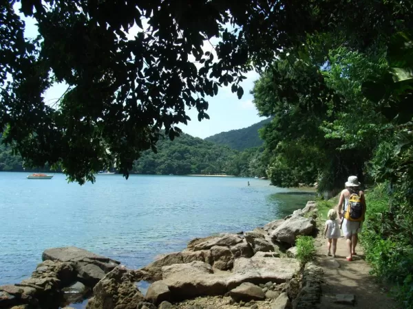 Walk coastal trails around the island of Ilha Grande