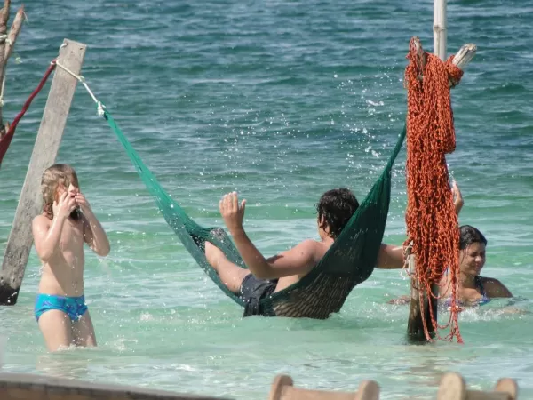Relax in the warm waters of Jericoacoara in the comfort of your hammock