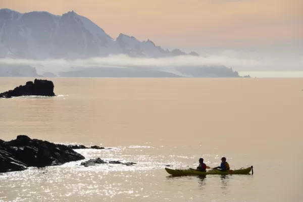 Kayak unforgettable seascapes on your Antarctica voyage