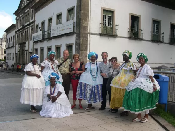 Authentic Brazilian dress in Salvador de Bahia