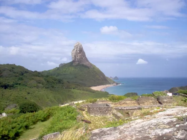 Ancient ruins on Fernando de Noronha