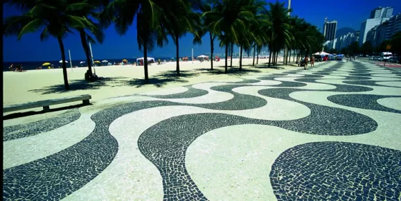 Visit Copacabana Beach during your Rio de Janeiro city tour