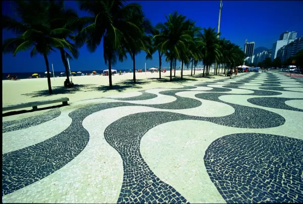 Visit Copacabana Beach during your Rio de Janeiro city tour