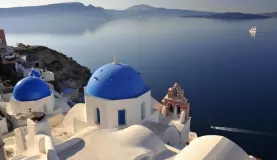 Traditional architecture in Greece.