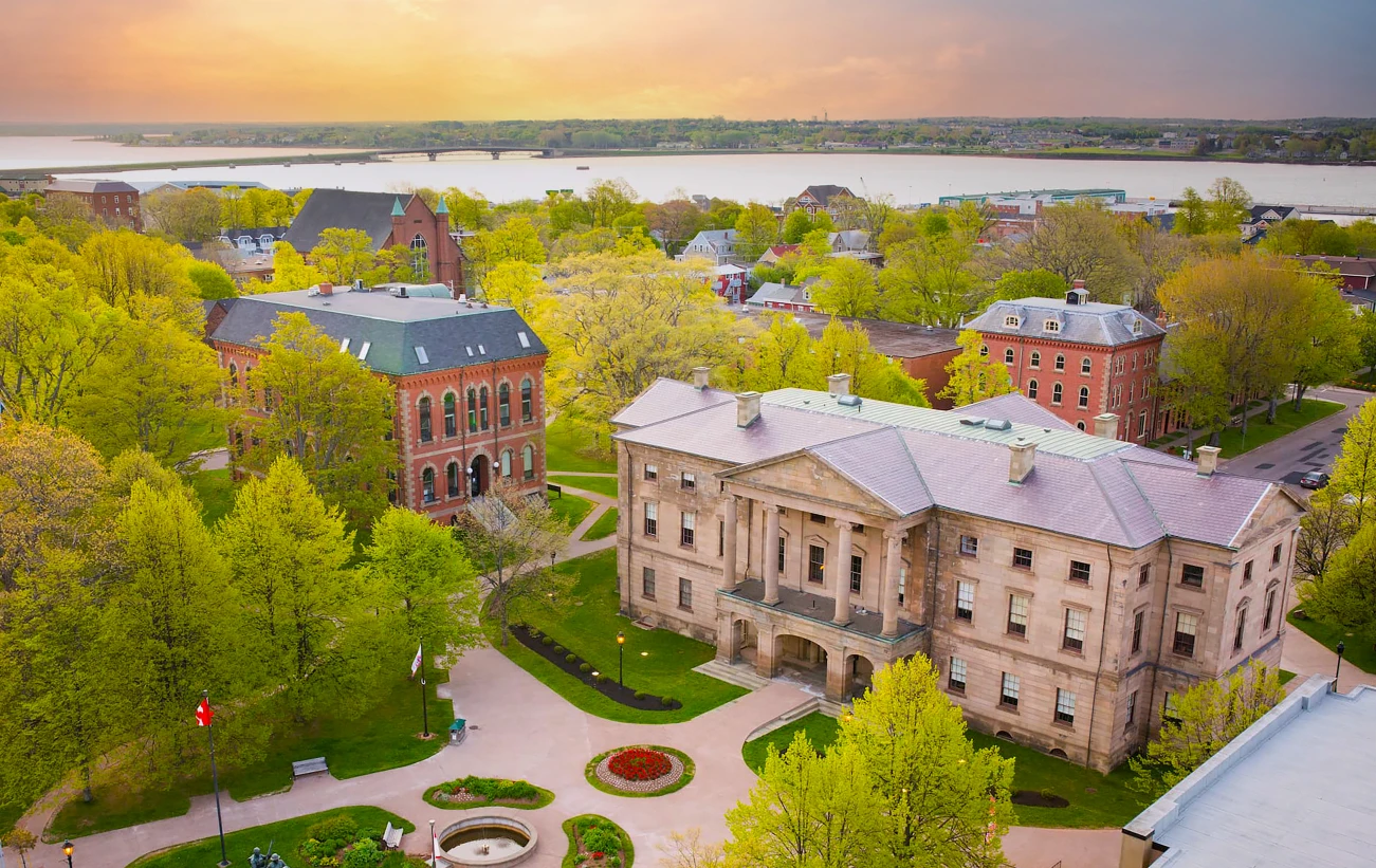 Province House National Historic Site in Charlottetown, Prince Edward Island.