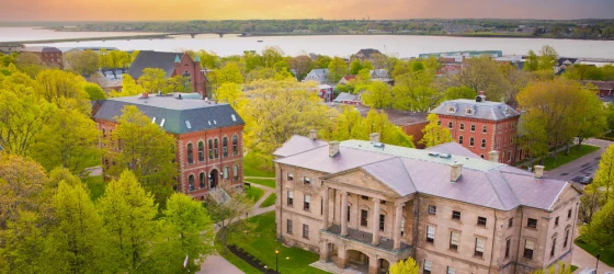 Province House National Historic Site in Charlottetown, Prince Edward Island.