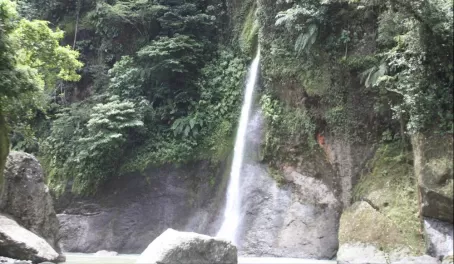 Waterfall along the Pacuare River