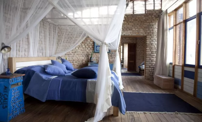 Enjoy the spacious and comfortable rooms at the Kyambura Gorge Lodge