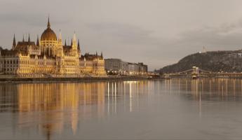 Parliament Building at night, Budapest