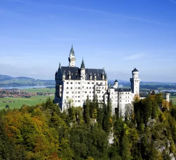 Neuschwanstein castle in Germany.