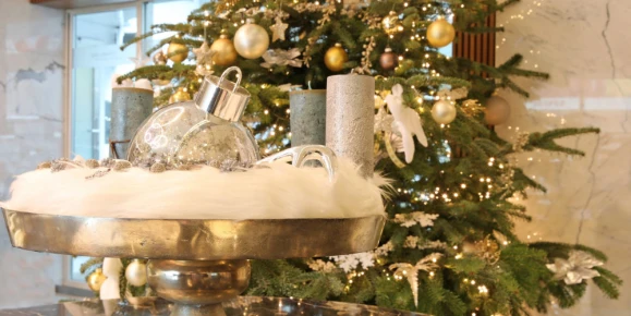 Ship's Christmas Decorations