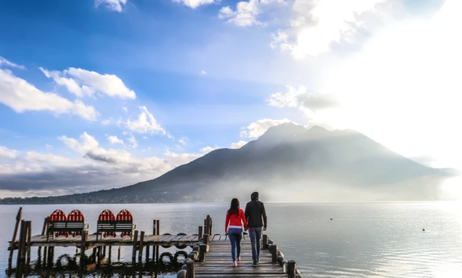 The majestic Imbabura Volcano (also known as Taita Imbabura) in northern Ecuador.