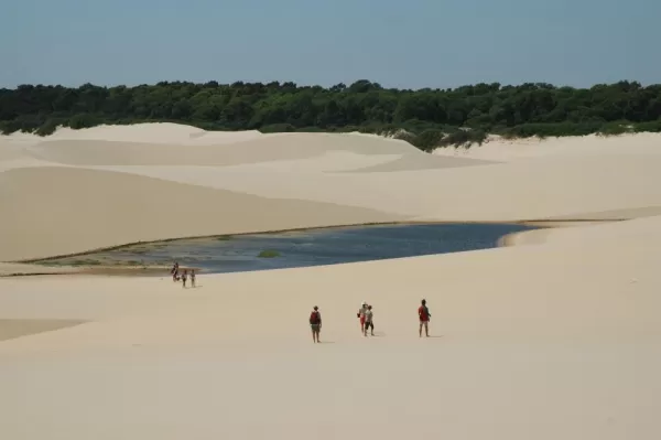 The sand and lagoons of Lencois Maranhenses