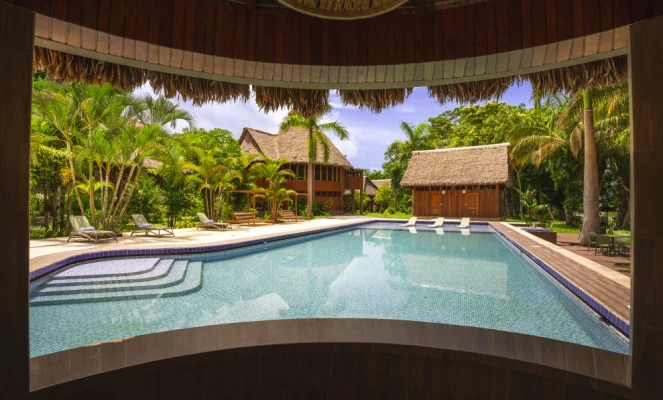 Swimming pool view