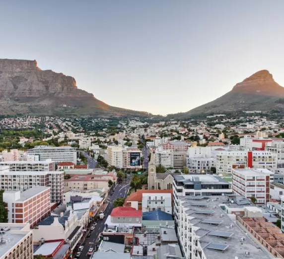 A view of Cape Town.