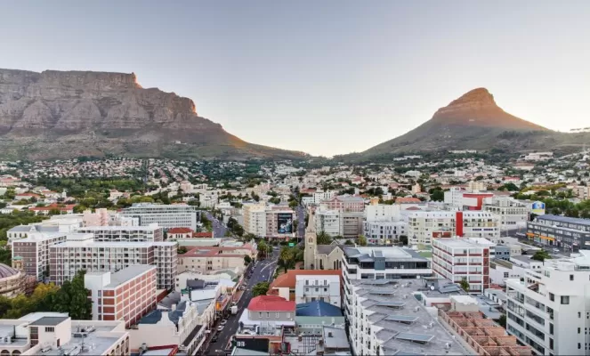 A view of Cape Town.