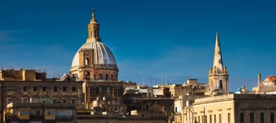 Tour the charming city of Valletta, Malta.